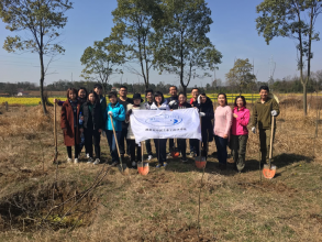 漳河设计院组织春季植树活动