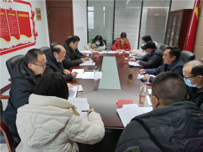 贺天忠同志指导漳河设计院党支部2020年度组织生活会